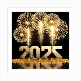 New Year 2025 2 Art Print