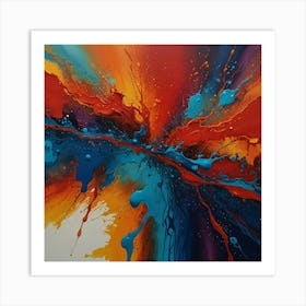 Abstract Painting 11 Art Print