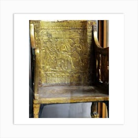 Egyptian Armchair Art Print