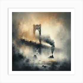 San Francisco Bay Bridge Art Print