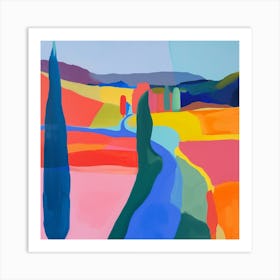 Abstract Travel Collection France 2 Art Print