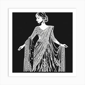 Amazing Paper cutting art works of Elegance 4 Art Print