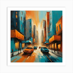 Cityscape 9 Art Print