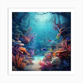 Realm of the Reef Art Print