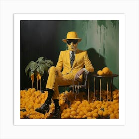 Man In Yellow Suit Art Print