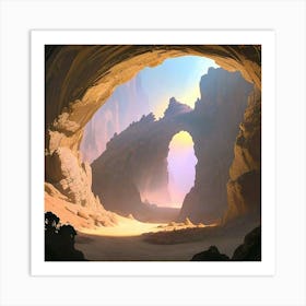 emerge into the light Art Print