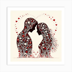 Couple In Love 1 Art Print