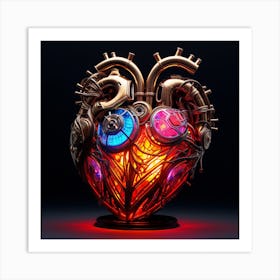 Heart Of Steampunk Art Print