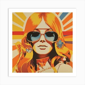 'Sunshine Girl' 1 Art Print