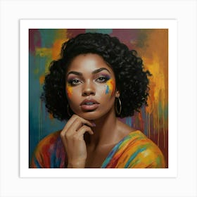 African Beauty Art Print