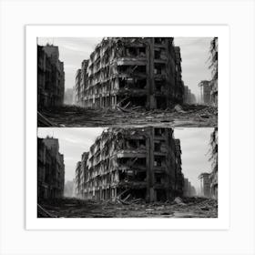 Ruins Of A City 1 Art Print