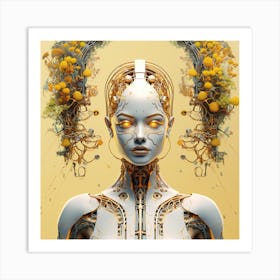 Golden Synthesis: Life and Logic Art Print