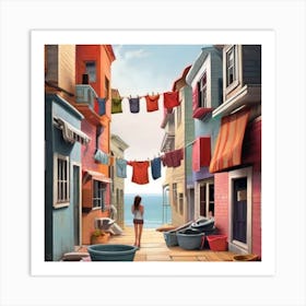 Street Scene Art Print