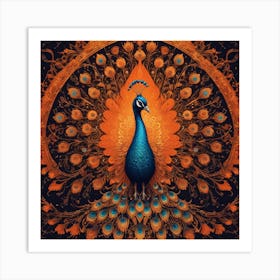 Peacock 34 Art Print