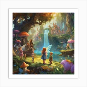 Fairy Forest 1 Art Print