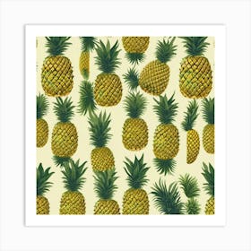 Pineapples Art Print