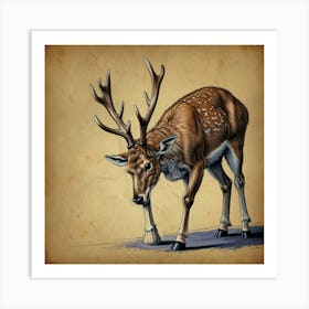 Deer! 11 Art Print