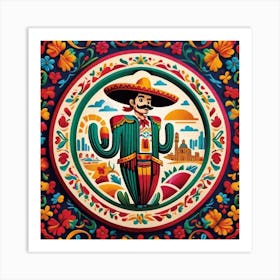 Mexican Sombrero 7 Art Print