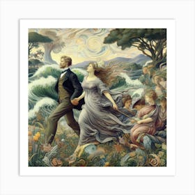 Wind And The Waves Art Print