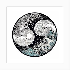 Yin Yang 49 Art Print