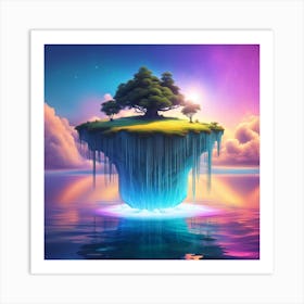 Island In The Sky Art Print