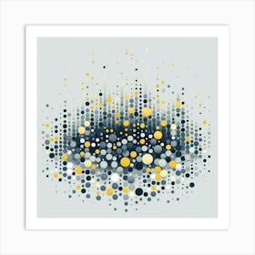 Abstract Dots 1 Art Print