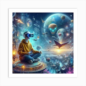 Futuristic Art Art Print