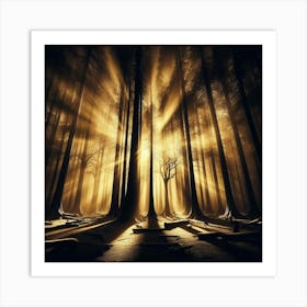 Dark Forest 15 Art Print