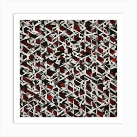 Abstract Geometric Pattern 7 Art Print