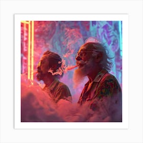 Cheech And Chong Up In Smoke Art Print