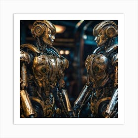 Humanoid Robots Art Print