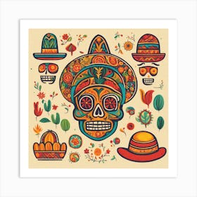 Day Of The Dead 34 Art Print