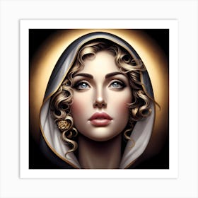 Virgin Mary 2 Art Print