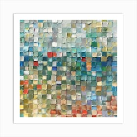 Glass Mosaic Art Print