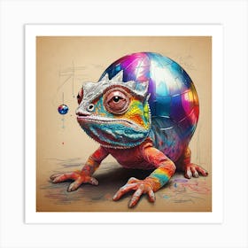 Chameleon 11 Art Print