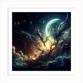 Angel Of The Sky Art Print