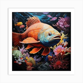 Coral Reef Fish Art Print