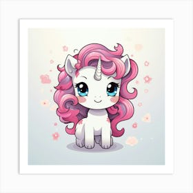 Little Unicorn 9 Art Print