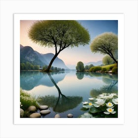 Lily Pond 8 Art Print