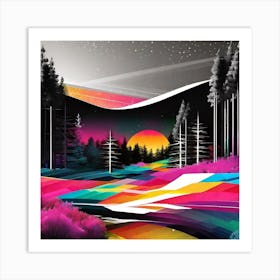 Saturday Night Art Print