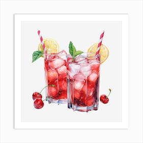 Cherry Lemonade 13 Art Print