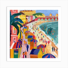 Magical Brighton Beach Series Art Print