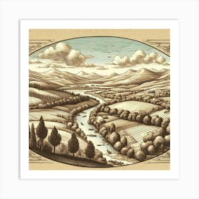 Valley View Art Print