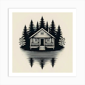 Cabin In The Woods 12 Art Print