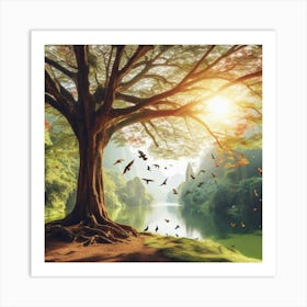 Tree In The Forest 1 Art Print