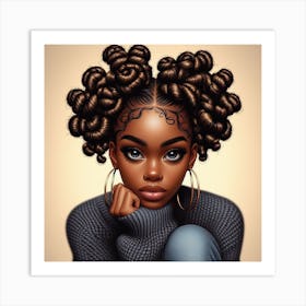 Bantu Beauty Art Print