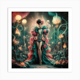 A Stunning Surreal Illustration Of A Fashion Forwa 17nru 43qdubjouvsd0ijw 3ha0msjxqps4qjqqmmnxpw Art Print