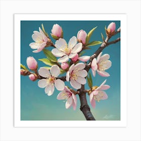 Blossoms art print Art Print