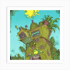 Sasquatch House Art Print