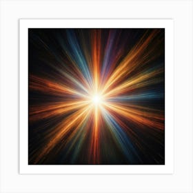 Abstract Starburst 2 Art Print